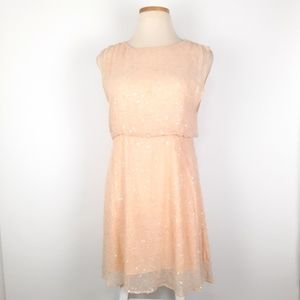 Alice + Olivia | Sequin Dress in Peach